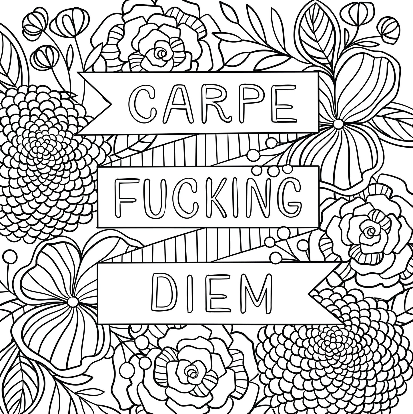Coloring Book - Inner F*cking Peace Adult