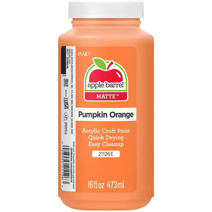 Paint - Acrylic - 16oz Pumpkin Orange
