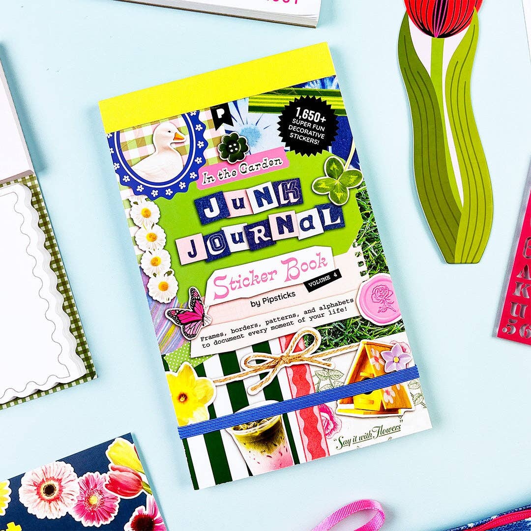 Stickers - In The Garden Junk Journal Sticker Book