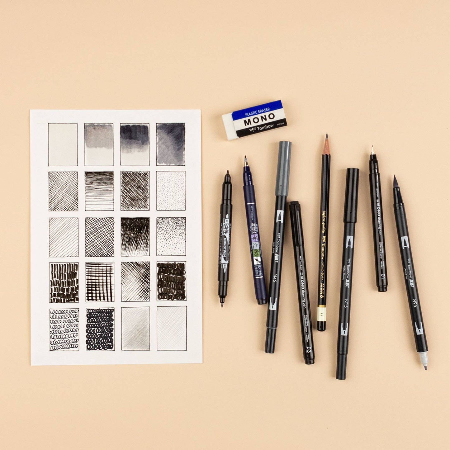 Pencils & Pens - Illustration Set