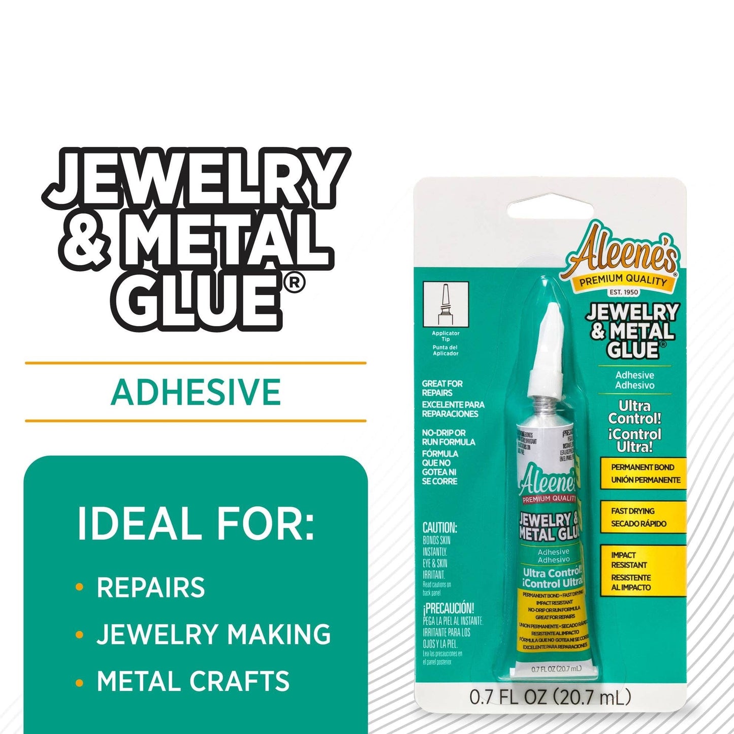 Adhesive - Aleene's Jewelry & Metal Glue .7 fl. oz.