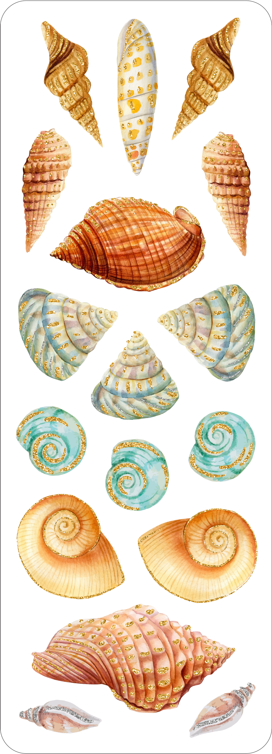 Stickers - Seashells