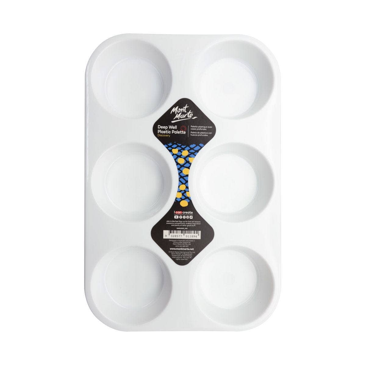 Palette - Deep Well Plastic Palette Discovery 6 Wells