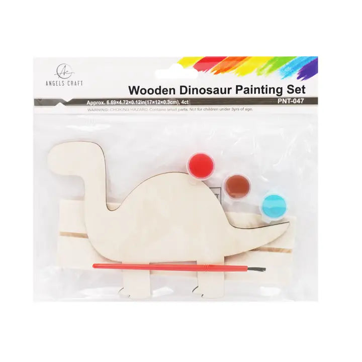 Paint Set - Wooden Painting Set Dinosaur