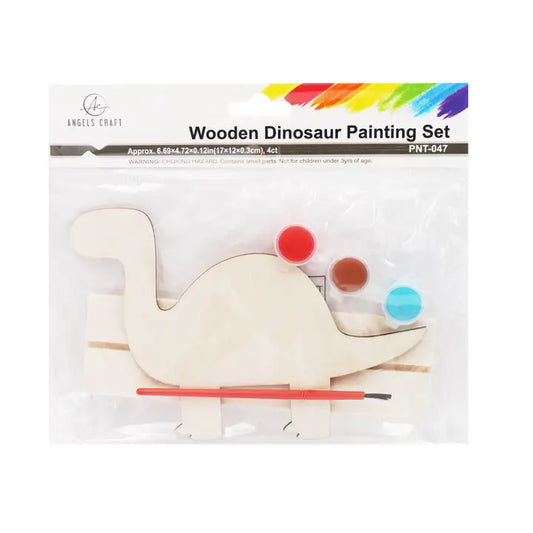 Paint Set - Wooden Painting Set Dinosaur