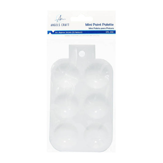 Palette - Plastic Mini Paint Palette Set for Art and Crafts, 3-Pack
