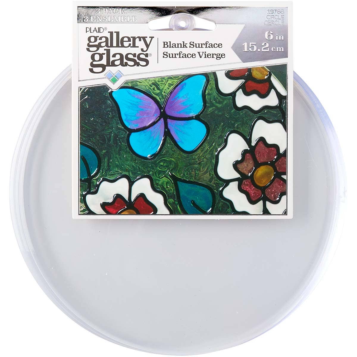 Gallery Glass - Surfaces - Circle 6" Diameter, 3-Piece