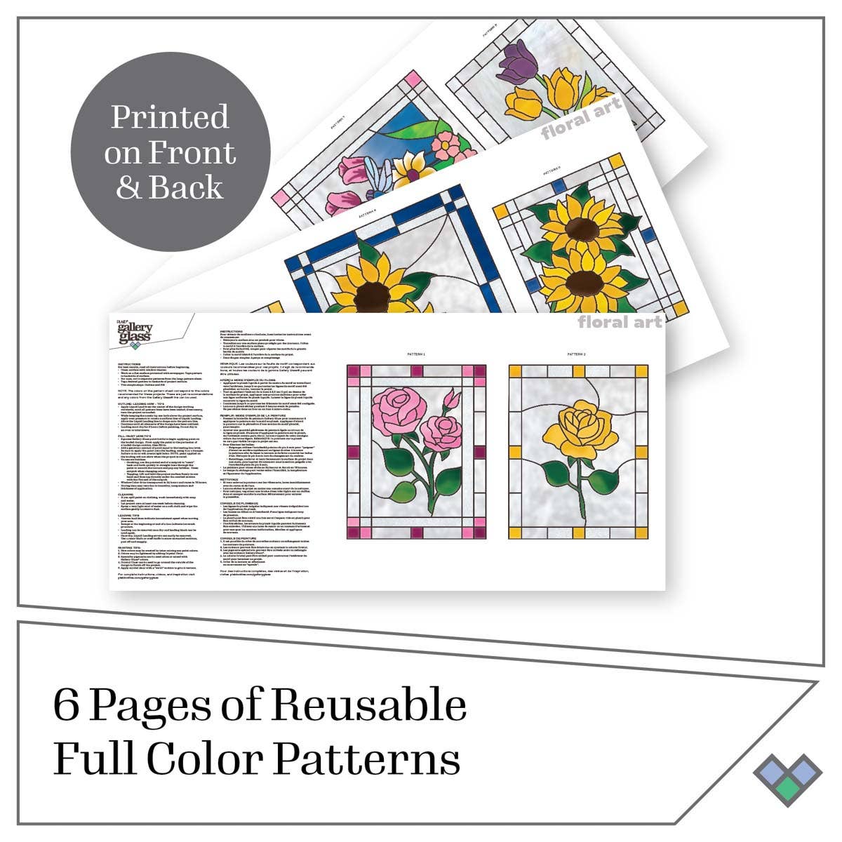 Gallery Glass - Pattern Packs - Floral