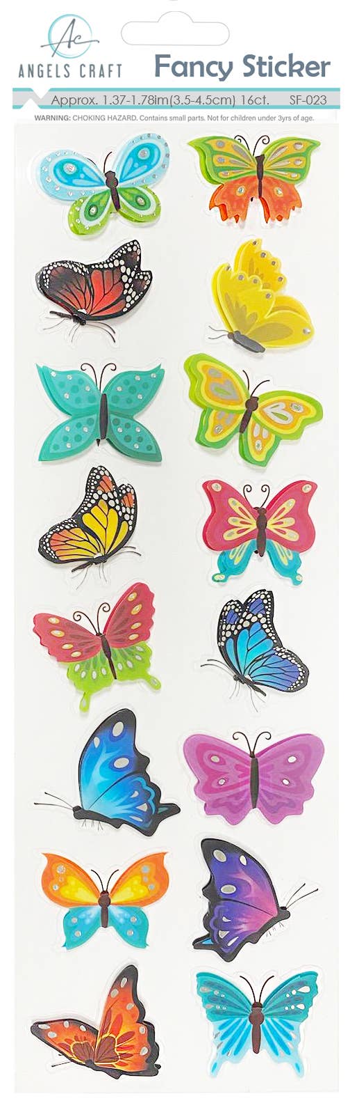 Stickers - Butterfly, 1 Sheet
