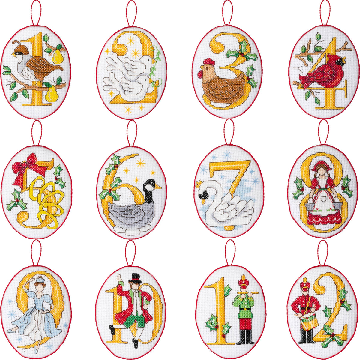 Cross Stitch - Twelve Days of Christmas