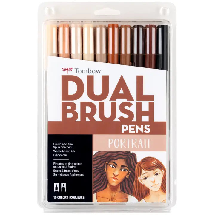 Markers - Dual Brush Pen Art Markers: Portrait - 10-Pack