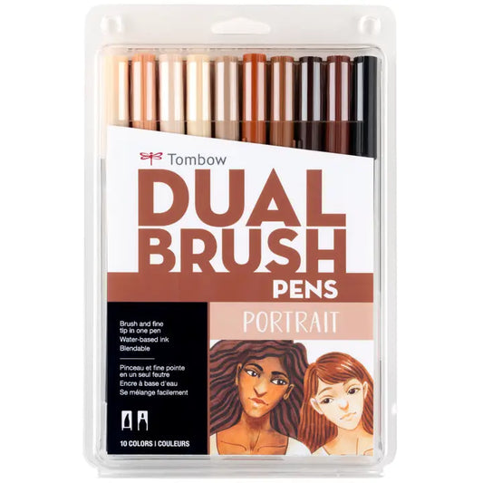 Markers - Dual Brush Pen Art Markers: Portrait - 10-Pack