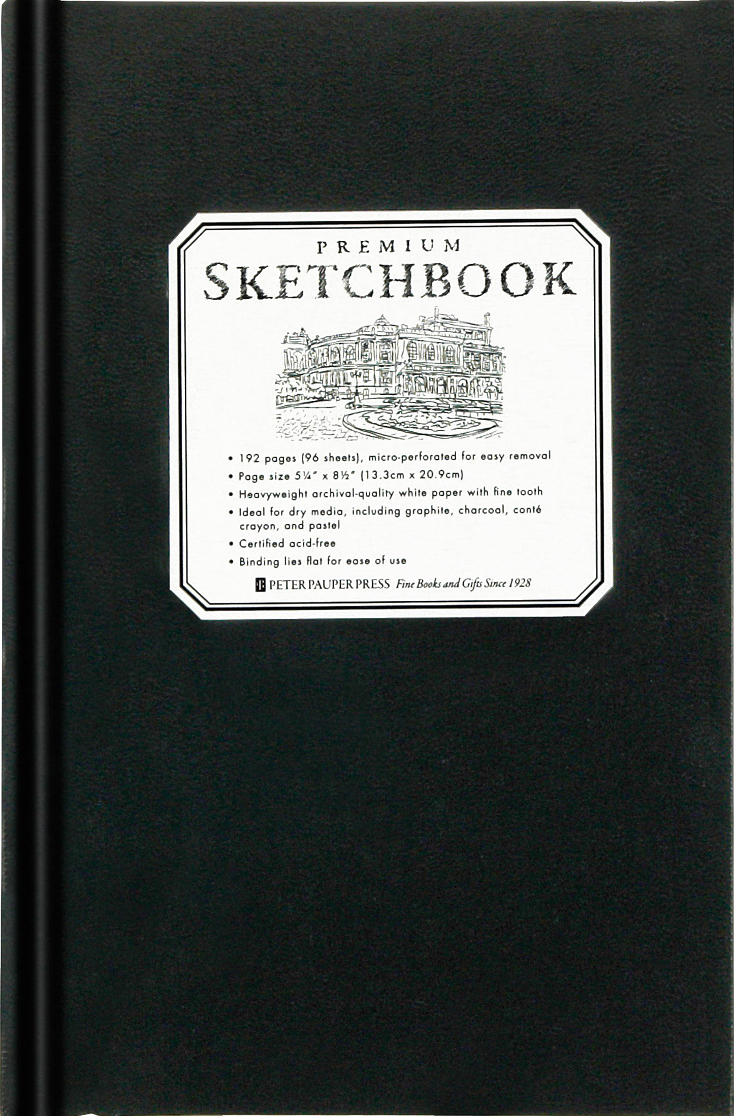 Sketchbook - Small Black Premium Sketchbook