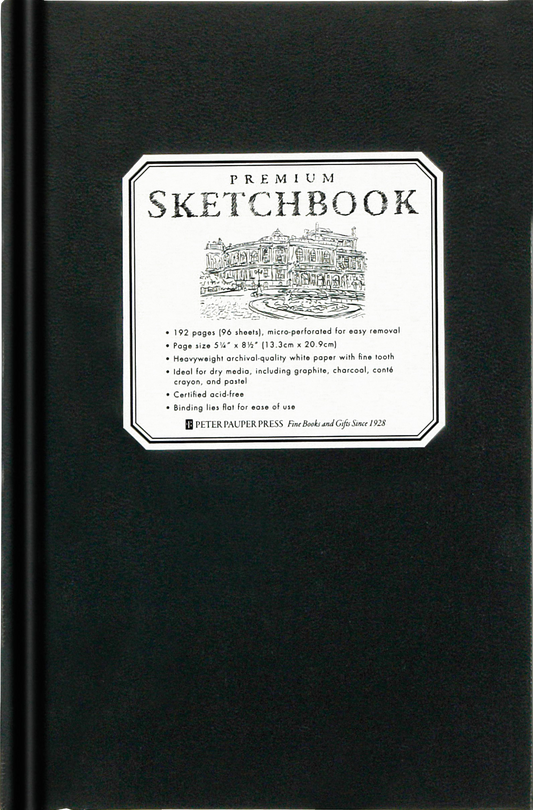 Sketchbook - Small Black Premium Sketchbook