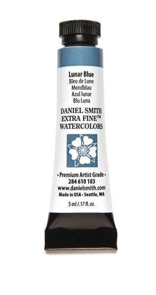 Paint - Daniel Smith Extra Fine Watercolor Paint 5ml Tube - Lunar Blue