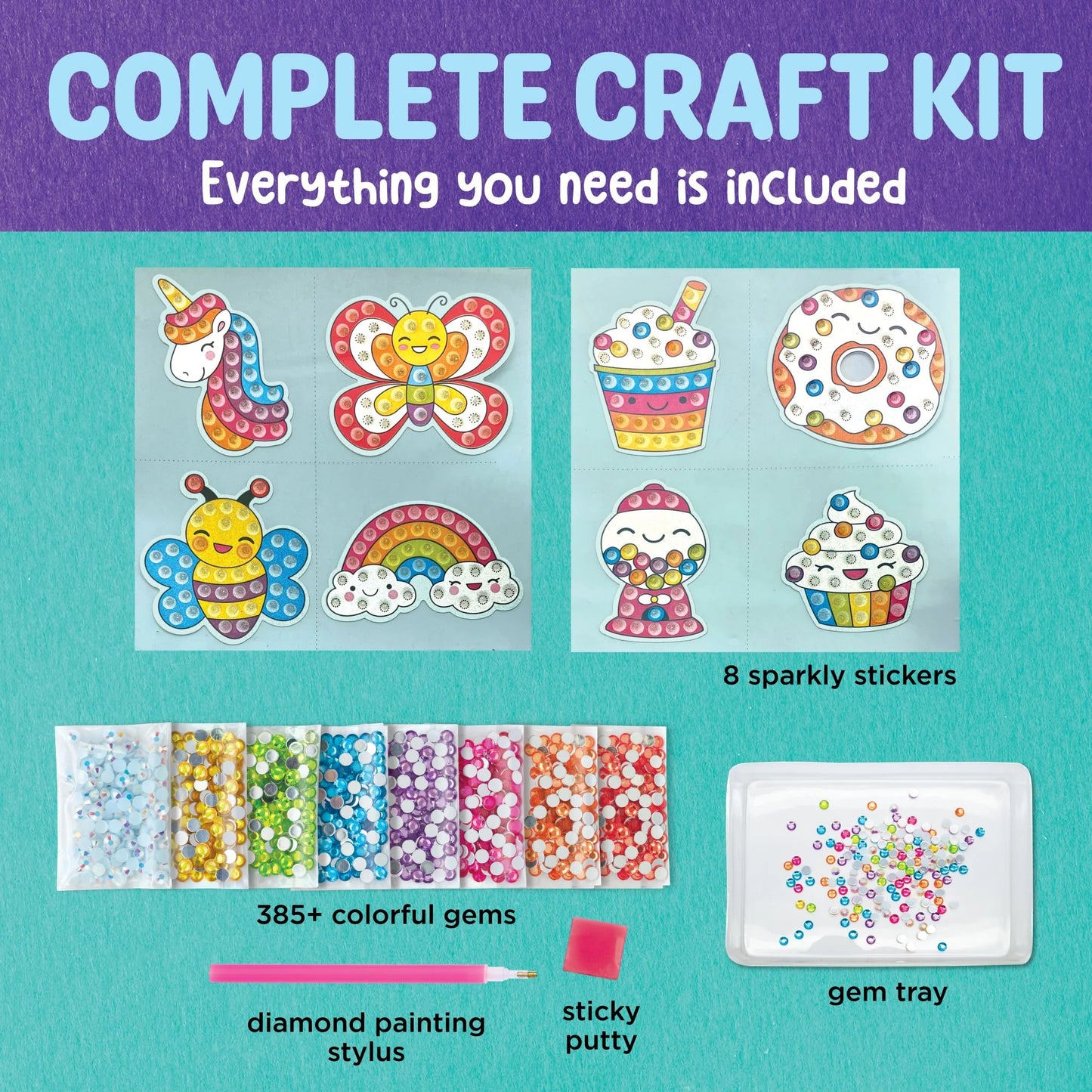 Craft Kit - Big Gem Diamond Painting Stickers