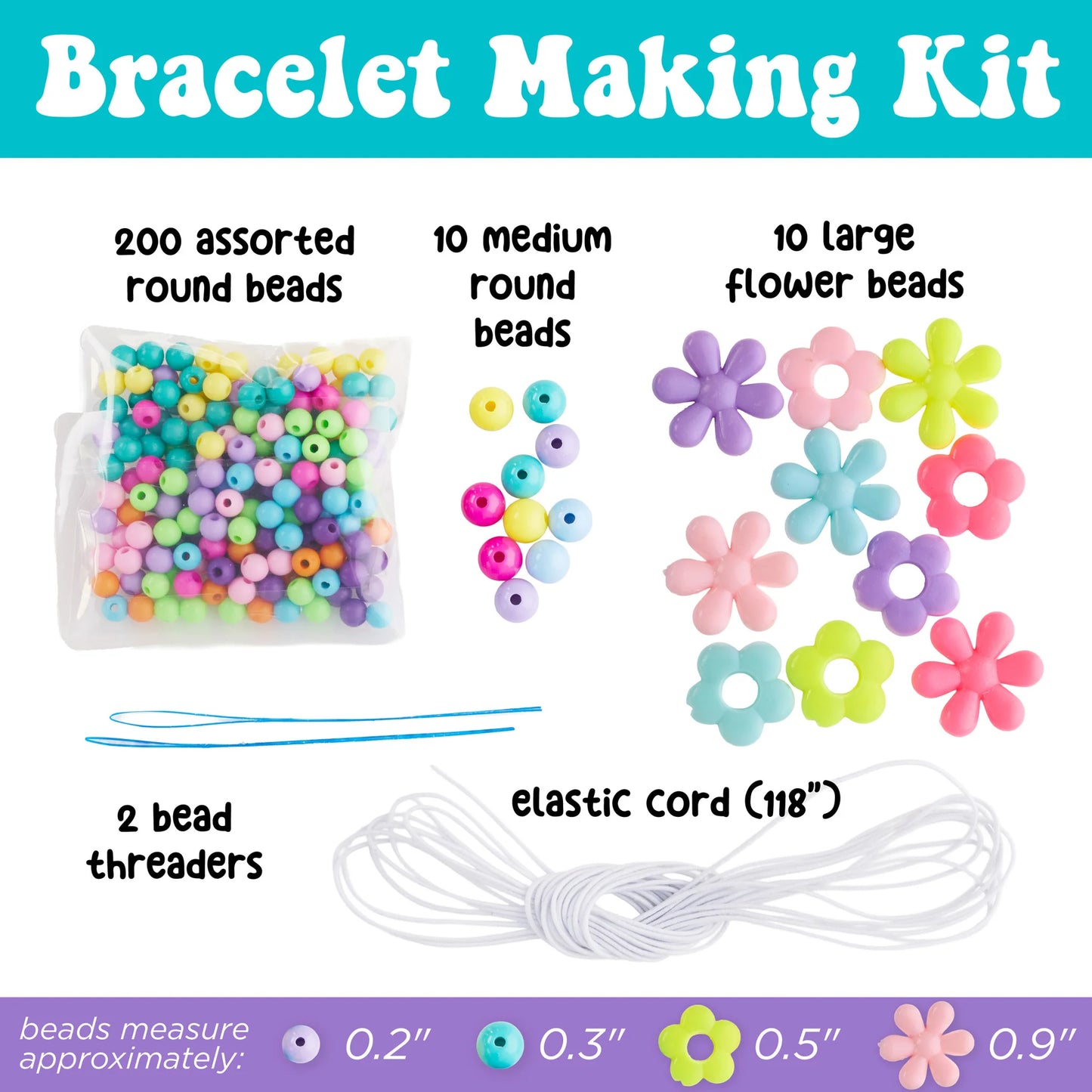 Craft Kit - Mini Kit Beaded Flowers Bracelet