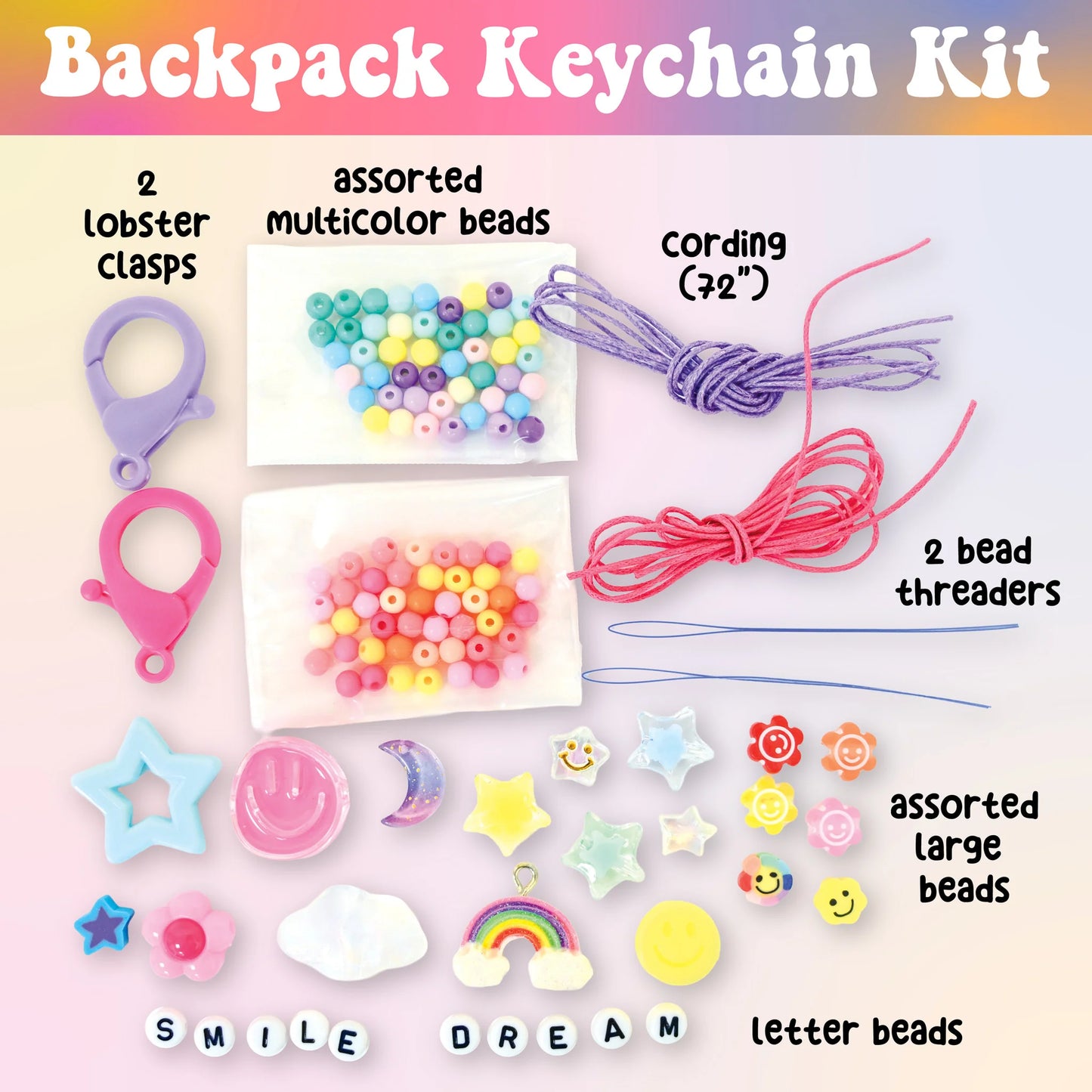 Craft Kit - Mini Kit Backpack Keychains