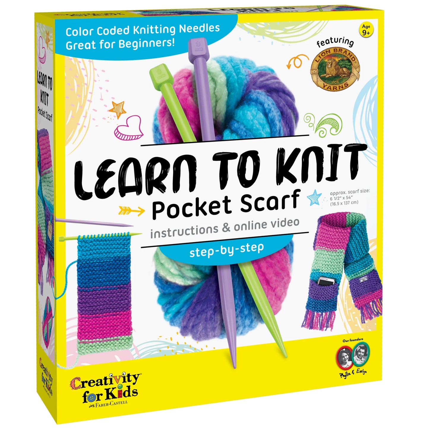 Craft Kit - Learn to Knit Pocket Scarf