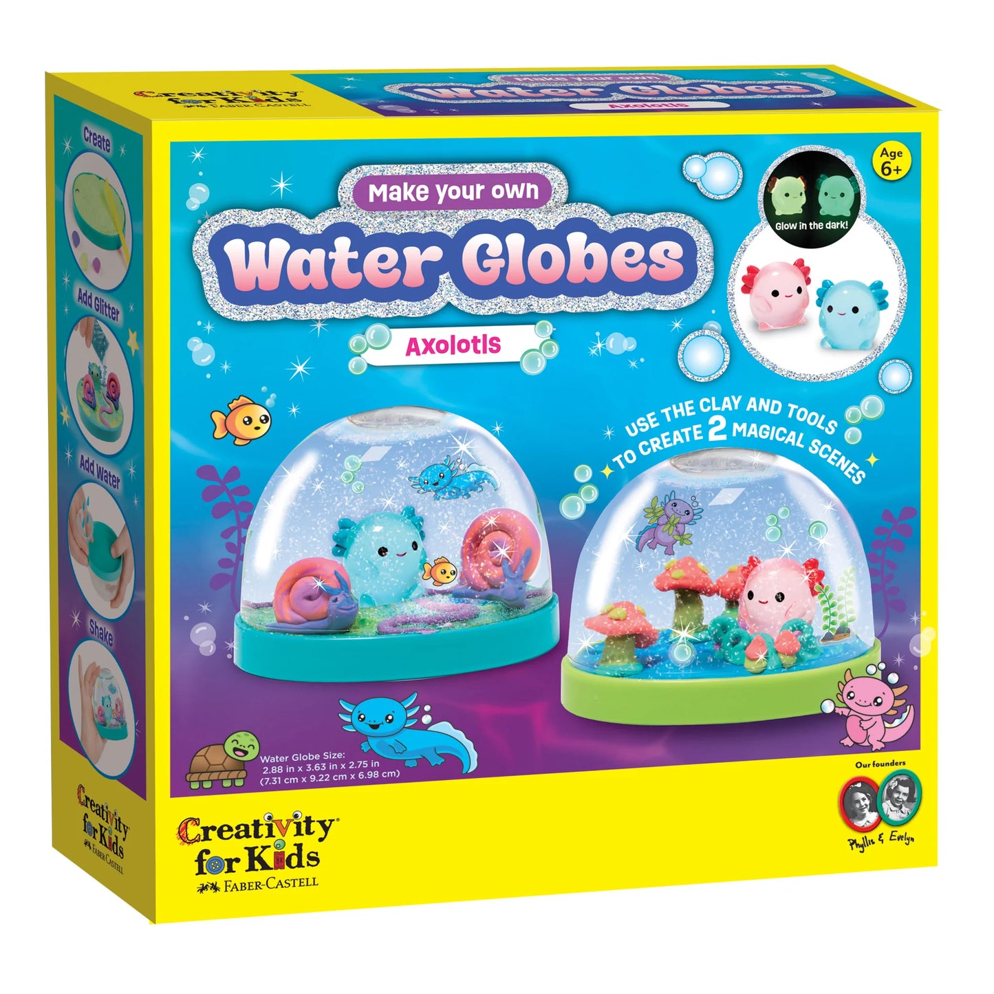 Craft Kit - MYO Water Globes Axolotls